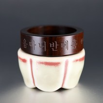 만자몰 벽조목 육자진언 한글A 불교반지 NRB-17