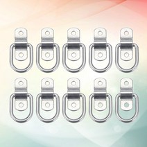 트레일러 견인장치 견인고리 10pcs 언 d 링 타이 다운 카고 트레일러 앵커 포인트, 은