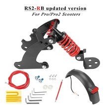 킥보드 쇼바 M365 및 PRO1 / 전기 스쿠터용 리어 쇼크 서스펜션 키트 전동 액세서리용 업소버, 07 Black For Pro Pro2