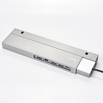 스마트키퍼 노트북락+허브 세트 LLD02P 노트북 도난방지 시건장치 다이얼 멀티허브, 화이트