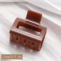 핸드프레스 가중공예 고정 철형 신제품 여성 패션 상어 클립 머리핀 헤어 액세서리 커피 블랙 아크릴 대형, 15 style-15