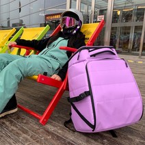 FREELIFE 스키 부츠 가방 대용량 세련된 백팩 IF-452, plum-723