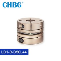 후렉시블 조인트 플렉시블 LD1 D50L44 Flexible Single Disk Coupler Diaphgram Coupling Joint Stepmotor 8mm 10mm t, 10x12