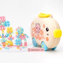 [붐키즈] 돼랑이 전동드릴 장난감 세트 KC인증, 전동드릴 단품