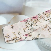 곱창고무줄 헤어밴드 만들기 재료 쉬폰 재봉 원단 (폭5cm 길이2.7m) - 총10종류, 3.로라-아이보리 (2.7m)