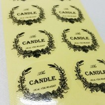 캔들이케아 월계수 더 캔들 투명 스티커