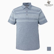 인디안 TREMOLO 남성 면혼방 미니멀 패턴 티셔츠_TRBASWM3161