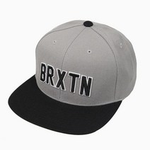 [롤스트릿] 브릭스톤 HAMILTON SNAPBACK-LIGHT GREY/BLACK