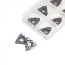 10pcs 초경 나사 삽입 16ER/IR 22ER/IR 1.5TR 2TR 2.5TR 3TR 4TR 5TR 6TR 사다리꼴 선반 공구 블레이드, 02 16ER KT1505_01 1.5TR pitch