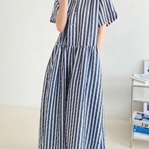 옷자락 [옷자락] 여자 임부복 빅사이즈 반팔 롱원피스