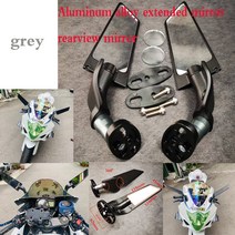 2PCS 오토바이 미러 수정 된 바람 날개 혼다 CBR250R cbr650r에 대 한 가변 회전 백, 01 A