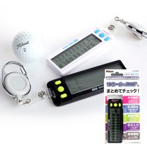 카시야골프 타바타 EASY ONE PLUS 디지털 타수카운터 XGVX-0906, 블랙