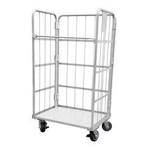 대형마트 운반용 접이식 수레 물류창고 카트 적재 구르마, 1100x800x1700 양문형 RC-25E