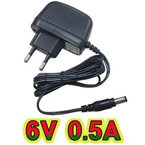 순흥전기 어댑터 6V 어댑터 모음 6V 0.35A ~ 3A 까지 생산 아답터 직류전원장치, 6V 0.5A 벽걸이형
