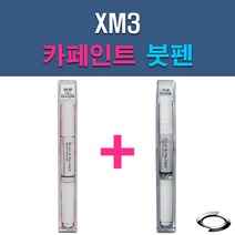 르노삼성 XM3 EEA QXB EEC GXA KAD QXD TXB 자동차 차량용 도색 카페인트 붓펜 세트, 1-5. TXB 마이센블루+투명붓펜