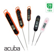 아쿠바 CS-102 CS-01H CS-03H CS-15H 디지털 방수 탐침온도계 조리용 중심온도계 쿠킹 요리 식품용, 1개