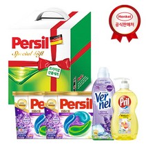 헨켈 선물세트 퍼실 디스크 박스2팩+버넬0.9L+프릴750ml, 단품