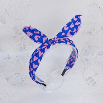 베베까꿍 유아 아동 여아 어린이 초등학생 하트 얇은 헤어밴드 머리띠