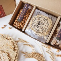 [풍심당] 3종 선물세트 호롱칩10개+두번 구운 병아리콩(150g)+호롱차(15티백), 초코병아리콩, 현미차