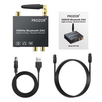 Neoteck 192Khz Bluetooth 호환 DAC 디지털-아날로그 오디오 컨버터 어댑터 RCA 3.5mm 잭 광학 Coxial, 02 without volume knob, 02 without volume knob