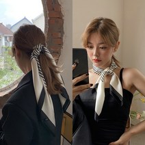 프린트 스카프 네모 스카프 얇은 모조 스카프 여성복 액세서리