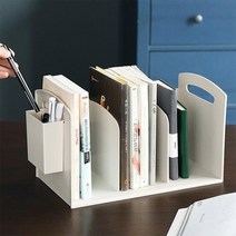 책미끄럼방지 견고한 볼펜수납 3단책꽃이 고급스런 문제집 엄마책장 사무실 튼튼한 장식, 화이트