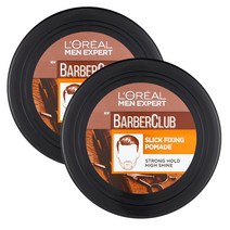 Loreal Men Expert 로레알 맨 엑스퍼트 바버클럽 슬릭 픽싱 포마드 헤어 왁스 75ml 2팩