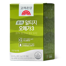 고려은단 퓨어 알티지 rTG 오메가3 60캡슐, 34개