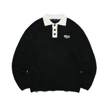 예일 PK 니트 ARCH LOGO KNIT BLACK