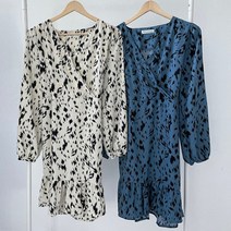 위쉬몰 / 빅사이즈사랑해요 G570L203 레오파드브이랩원피스 YP