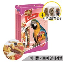 브랜드없음 비타폴 카르마 열대과일 앵무새사료 750g 앵무새간식, 단품없음