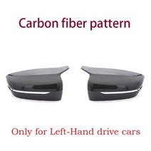탄소 섬유 관 사이 백미러 BMW 4 5 7 8 시리즈 G20 G21 G28 G11 G12 G14 G15 G16 G30 G31 G38 G22, Carbon pattern-2pcs
