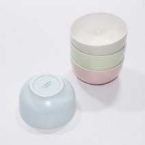 예쁜그릇 한국도자기 칼라웨어 밥 공기 1p 4color 11cm 밥그..., 선택:그린