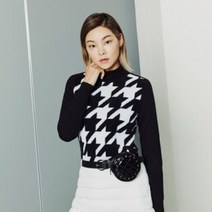 제이디엑스 여성 방풍 하운드투스 하이넥스웨터(X2SWSPW82 BK)
