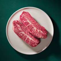 투뿔 한우 부채살 200g 스테이크 투플러스 소고기 구이용