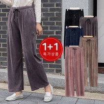 엄마옷 모슬린 1+1 벨벳일자바지 PN1091720마담 미시옷 50대 중년여성의류 60대 엄마옷 빅사이즈 할머니옷 여성옷