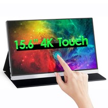 보조 휴대용 스탠드형 게임기기 호환가능 모니터 Bimawen 터치 스크린 100% 어도비 RGB HDR 디스플레이 UHD USB-C HDMI 노트북 PS4/5 Xbox 스위치용 1, [02] 15.6 4K Touch, [02] JP 플매트 카펫 러그, 02 15.6 4K Touch_02 JP 플러그