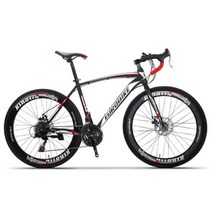 로드자전거 카본 MTB 산악 픽시 접이식 27 인치 2127 가변 속도 도로 자전거 탄소강 프레임 전면 및 후면 더블 디스크 브레이크 용 로드, wide wheel  BW+21