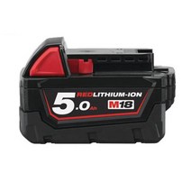 밀워키 리튬이온 충전 배터리 18V 5.0AH M18 B5