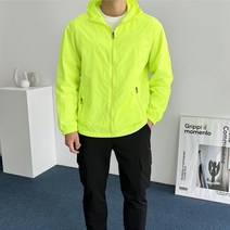 데일트 남자 경량 패커블 후드 바람막이 점퍼