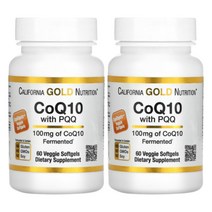 CGN 코엔자임Q10 PQQ 코엔자임큐텐 코큐텐 피큐큐 100mg 60정 2개