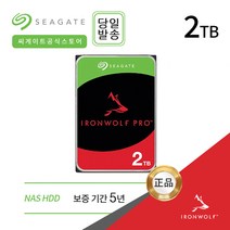 아이언울프 프로 2TB ST2000NE001 나스 서버용 하드디스크, 아이언울프 프로 2테라
