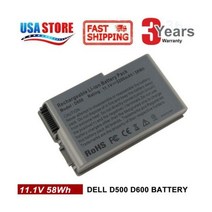 노트북 배터리 for Dell Latitude D520 D500 D530 D600 D610 C1295, For Dell Latitude D500 Series
