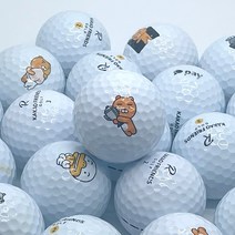 카카오프렌즈 로스트볼 화이트 3피스 혼합 A+ A등급 10개