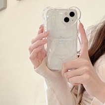 동글베어 아이폰 케이스11 12 13프로 세트 반투명 젤리 실리콘 max 맥스