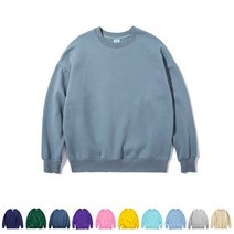 S~3XL 오버핏 쭈리맨투맨_남자 여자 빅사이즈 긴팔 티셔츠 무지맨투맨