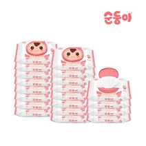 순둥이 물티슈 베이직 무향 엠보싱 휴대 캡형 20매 20팩/cB-com, 20팩
