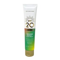 배쓰앤바디웍스 Bath 앤 바디 Works Waikiki Beach 코코넛 브로드 스펙트럼 SPF 20 자외선 차단 로션 - 1774ml(6액량 온스)