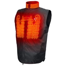 Gerbing 유니 12V 온열 조끼 라이너 방풍 기능 오토바이 파워스포츠, X-Small
