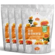 비옴 국산 100프로 홍화씨 가루 300g x 4개
